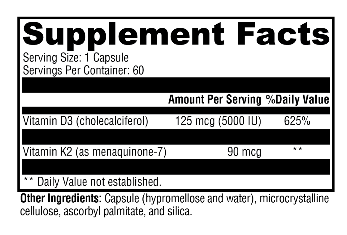 Vitamin K2 + D3 - Image 2